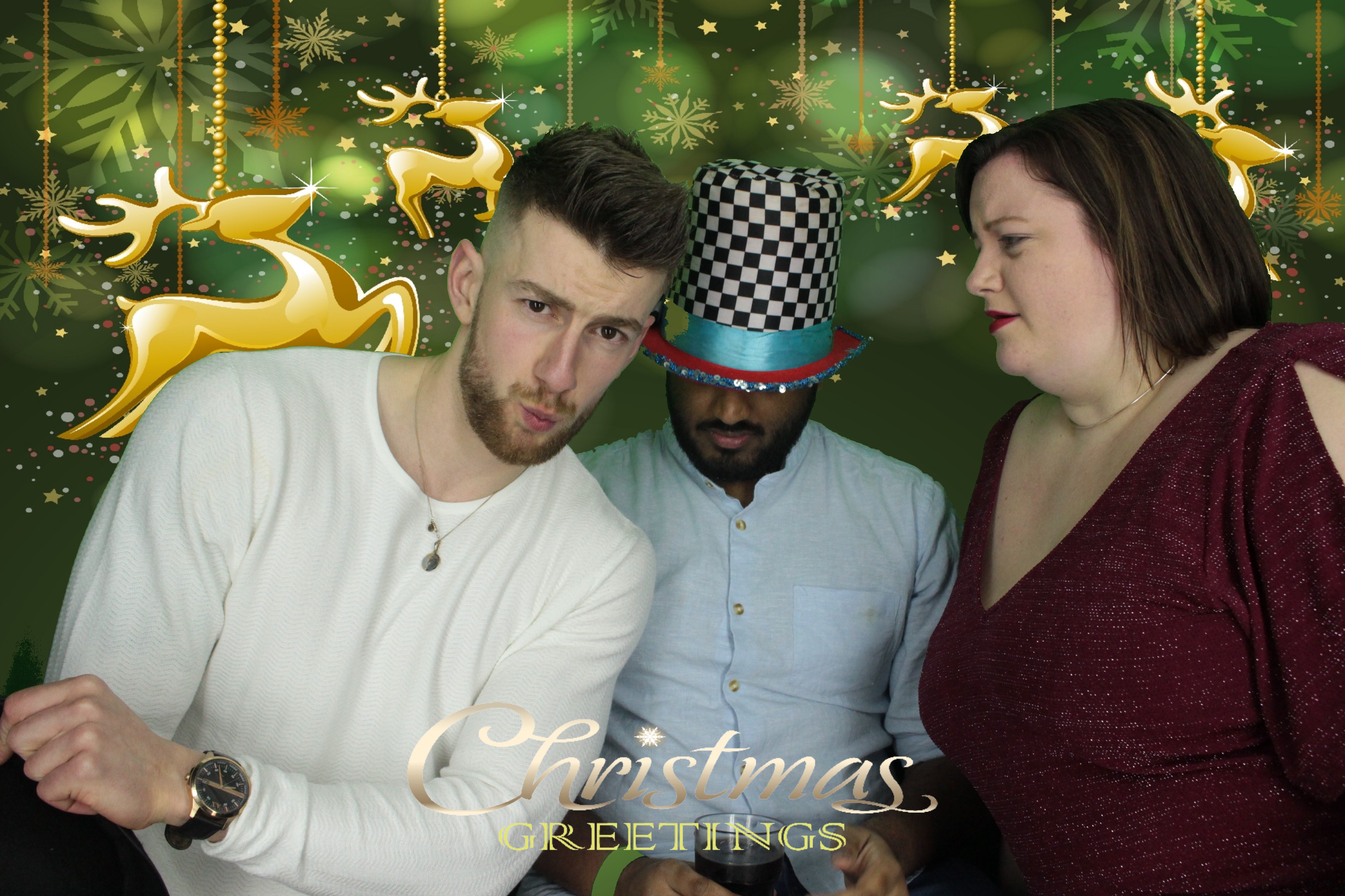 One Line Christmas Party | View more photos from the event at gallery.myphotoboothexperience.co.uk/u/MyPhotoBoothExperienceLtd/One-Line-Christmas-Party